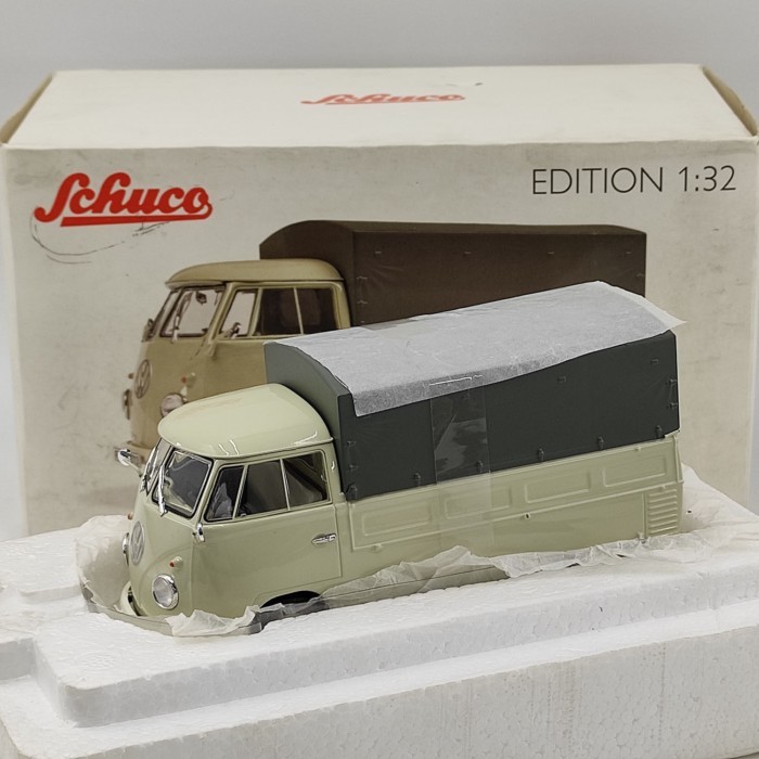 SHOUCO 1: 32 VW T1b Pritsche/Plane รถบรรทุก Transporter โมเดลรถโลหะผสม