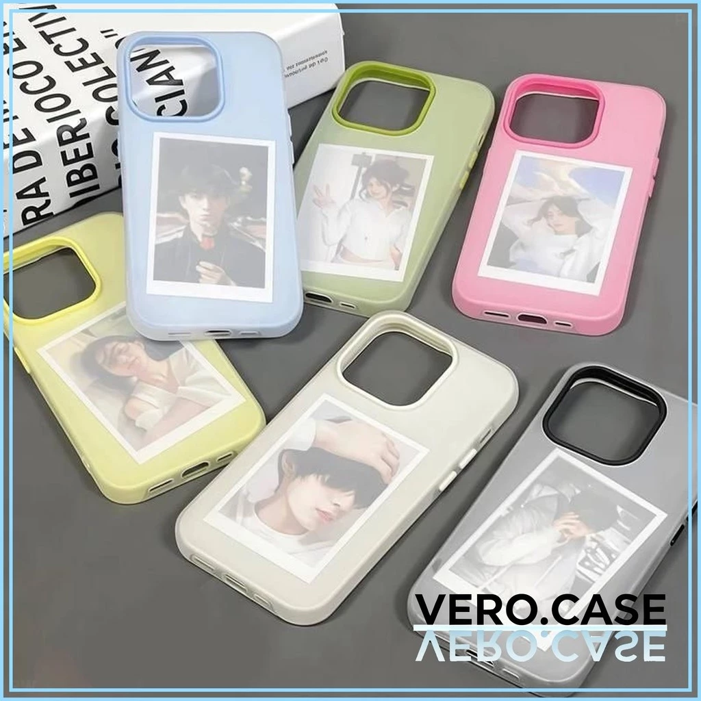 Case for iPhone 11 17 12 13 16 14 Pro Max 15 16 7 14 8 Plus XS X XR Max Advanced Simple Fresh Color 2 in 1 Soft Cover