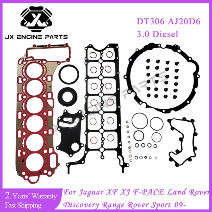 DT306 AJ20D6 Engine Rebuild Kit Full Gasket Set For Jaguar Land Rover 3.0 Discovery Range Rover Spo