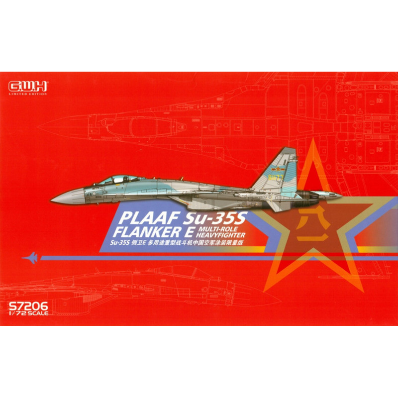 Great Wall Hobby GWH S7206 PLAAF Su-35S Flanker E 1/72 Static model kit