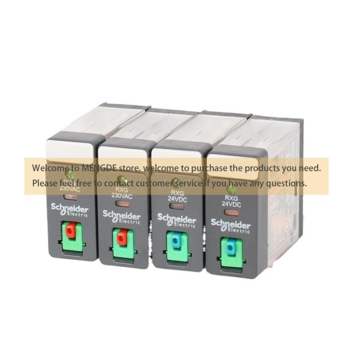 10pcs Schneider RXG12BD RXG12P7 RGZE1S35M RXG22BD RXG22P7 RGZE1S48M Interface Relay with Test Butto
