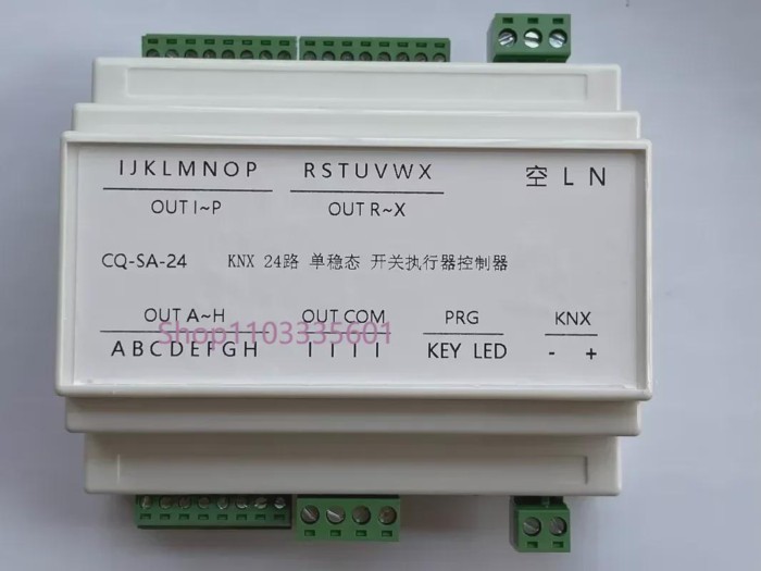 12-channel 16A KNX switch actuator KNX module, 24 way switch actuator