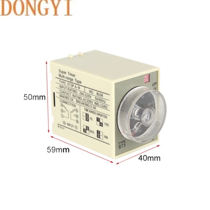 High quality Time relay two sets of delay ST3PA-A / ST3PA-B /ST3PA-C /ST3PA-D /ST3PA-E /ST3PA-F/ST3