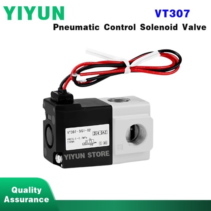 1pc VT307V VT307-6G1/5G1/4G1/-02/01 Pneumatic Negative Pressure Vacuum Control Solenoid Valve Two-w