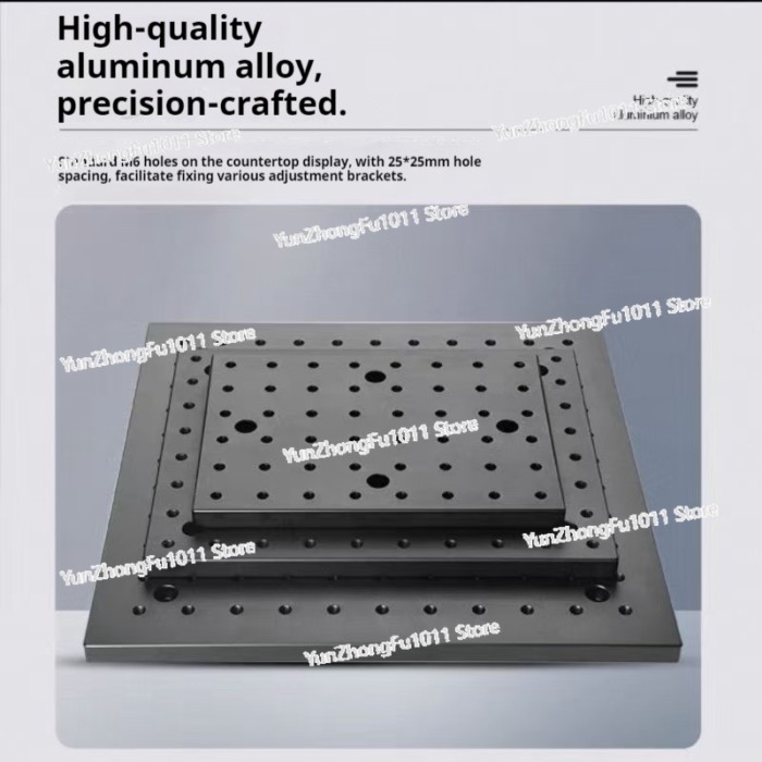 M6 Aperture Optical Flat Plate High-precision Aluminum Alloy Honeycomb Plate Porous Fixed Aluminum