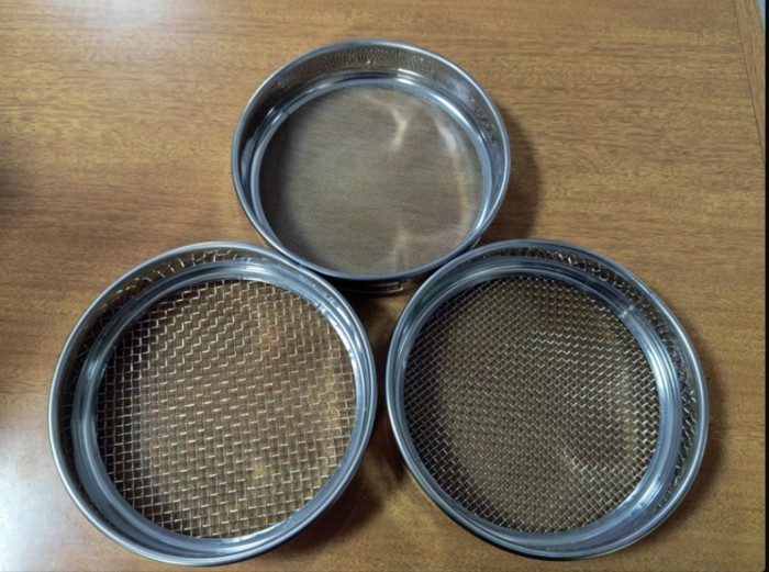 Test Sieve Laboratory Standard Sampling Inspection Pharmacopeia Sieve 304 SUS Filter Mesh Chroming