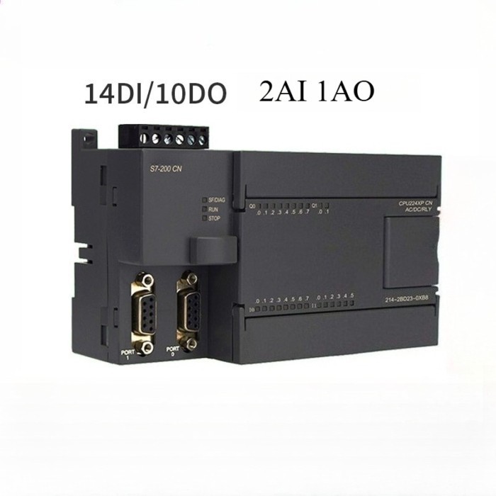 CPU224XP CPU222 CPU225 CPU228 Compatible with Siemens S7-200 PLC Transistor Relay 14DI 10DO 4AI 2AO