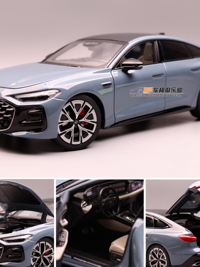 Shangauto Audi Original Factory 1: 18 Alloy Full Open A5L Sportback Car Model Car Light สามารถสว่างไ