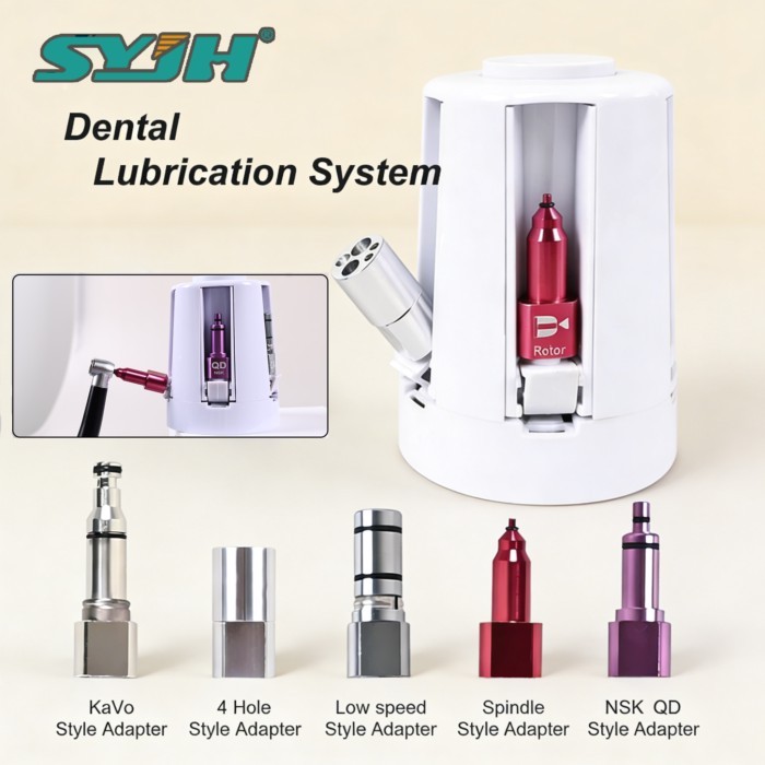 SYJH Dental Handpiece Lubrication System Dental Handpiece Cleaning Machine Multiple Interfaces Port