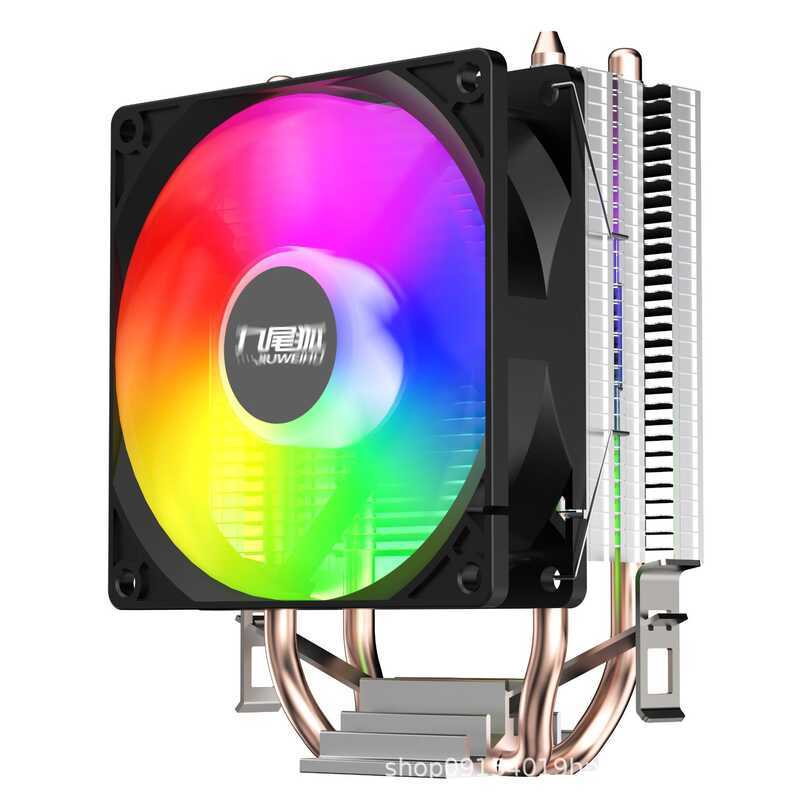 Nine-Tailed Fox 2T คอมพิวเตอร์เดสก์ท็อป CPU พัดลมหม้อน้ํา 2 ท่อทองแดง 1150/1151/17/2011AMD