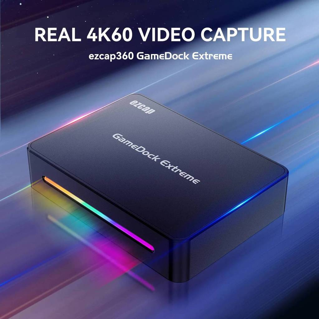 Ezcap360 4K 60fps 1080p120 บันทึก HDMI USB Video Capture Card Mic Line ใน HDR VRR สําหรับกล้องแล็ปท็