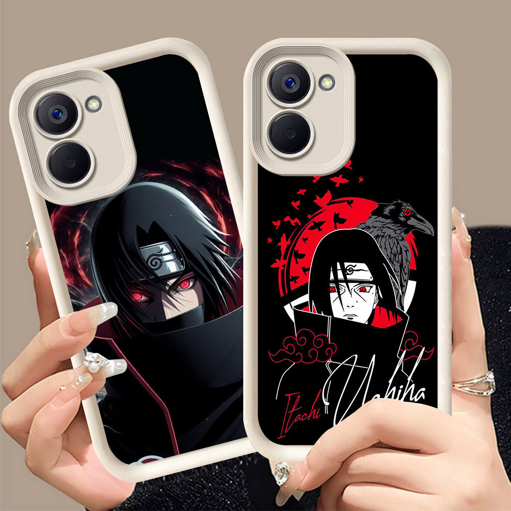 Q-18 Naruto Akatsuki ขาวดำเคสโทรศัพท์หรับ VIVO IQOO Y03T Y18S Z9 T3 Y03 Y18i Y18 LITE ปกสีชมพู