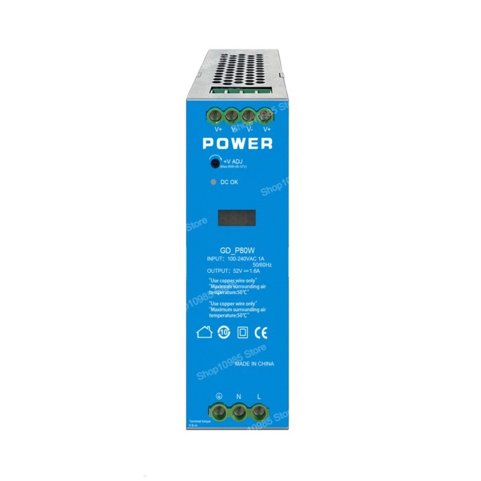 80W/120W industrial power supply | DIN rail type industrial power supply | POE switching power supp