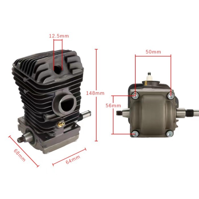 For  MS250 Powertrain MS230 025 Chainsaw Engine MS250 Cylinder Assembly