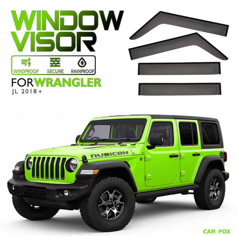 เหมาะสําหรับ Jeep Wrangler Window Rain Block คิ้ว Jeep Wrangler JK JL Window visor