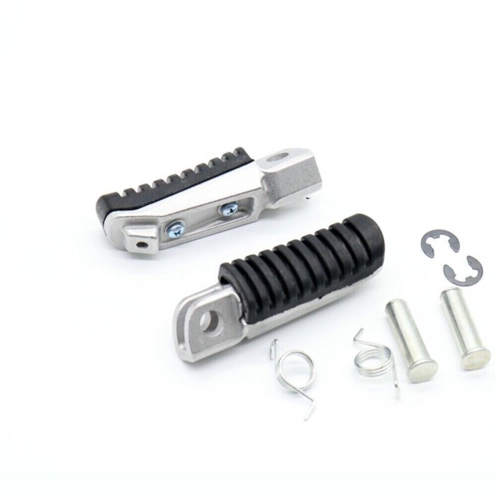 Fit For Kawasaki ZRX400 ZRX1100 ZRX1200 ZR7 ZR250 ZR400 GPZ900 Front Footrest Foot Pegs