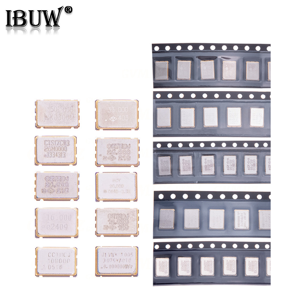 5PCS 5*7 5070 Active Crystal Oscilator SMD OSC 6Mhz 10Mhz 20Mhz 24Mhz 25Mhz 33Mhz 50Mhz 7050 ใหม่คริ