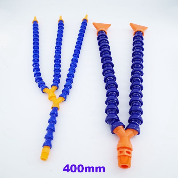 5pcs/lot  G1/4 3/8 1/2 -400mm 2 Way 3 Way Y type Round Head Cooling Tube with Round Flat Nozzle / W