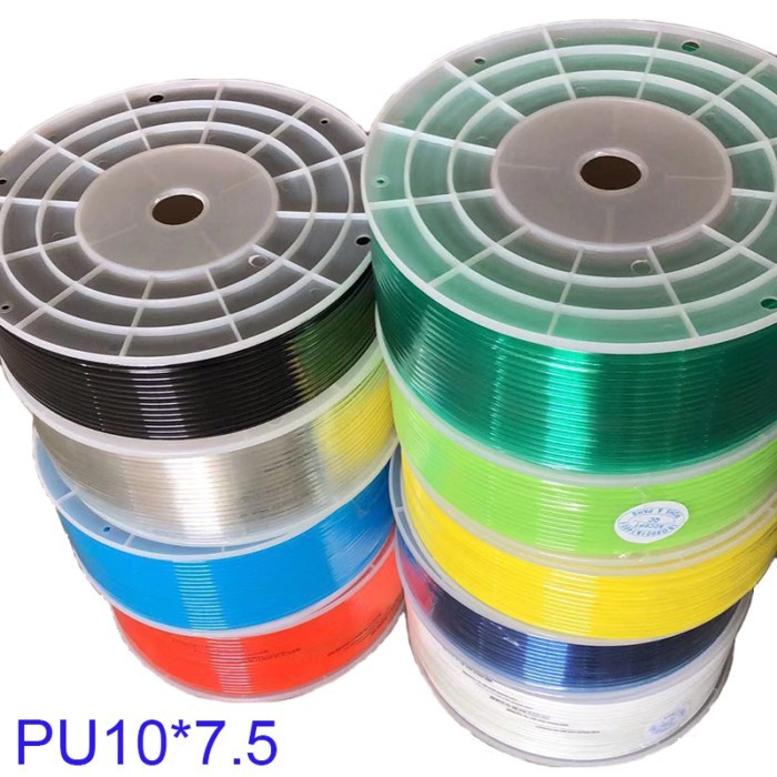 Outside diameter 10mm inside diameter 75mm PU10*7.5 100m pneumatic TPU tube Air compressor air pipe