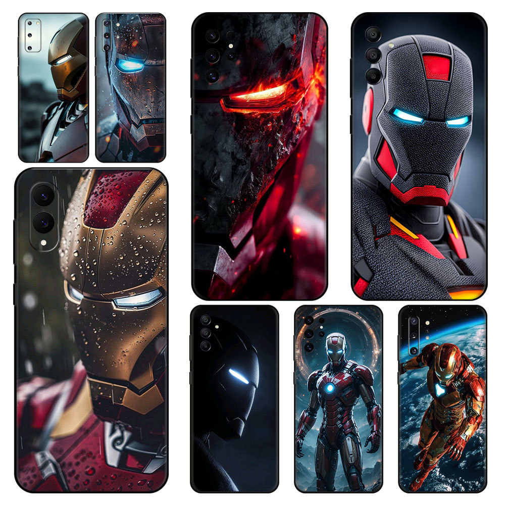 Cool Iron Man ภาพยนตร์ ^ RS-9 สําหรับ samsung S24 Fe Plus Ultra Note 8 9 10 Lite 20 M14 5G M15 ความเ