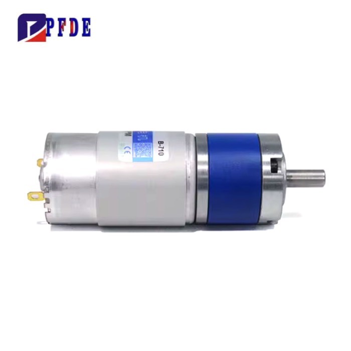 36-555 12V 24V Planetary Gear DC Motor High Torque Max 70kg.cm Low-Noise 555 Ultra-high Torque 36mm
