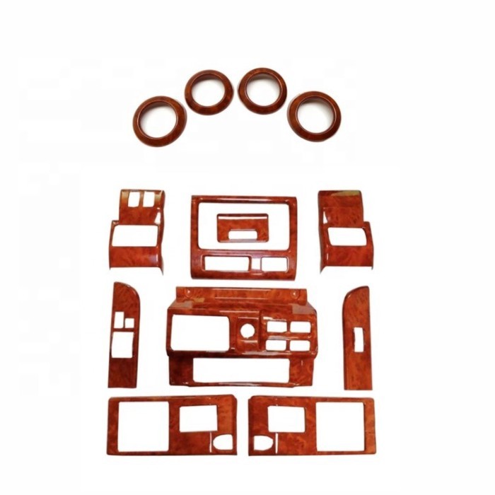 Wooden Dashboard Panel&Air Vent Cover for Toyota LC70 Land Cruiser FJ70  LC76 LC79 FJ70 FJ76 FJ77 F