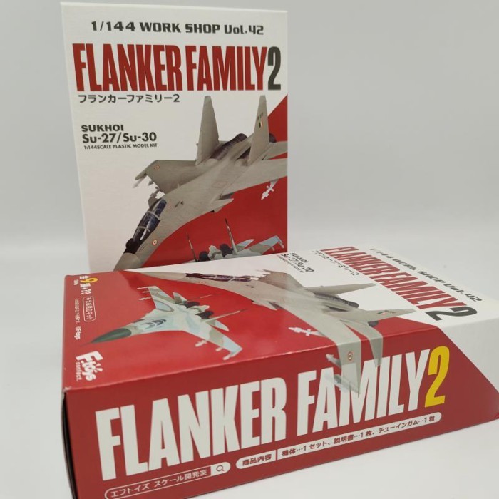 F-TOYS 1/144 Shiwan Vol.42 Guard Family 2 Su Su-27 SU-30 Fighter Assembly Model โมเดลรถ Limited Edit