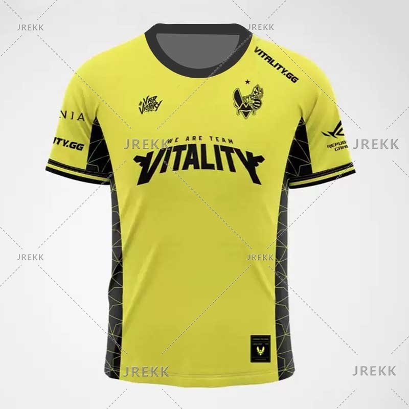 Team Vitality 2025 BLAST CS2 Esports Jersey CSGO Major Training Uniform Streetwear