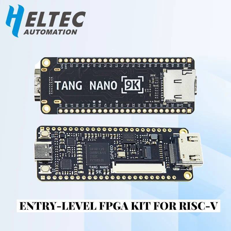 เผชิญ ﻿ Sipeed Tang Nano 9K FPGA Development Board GOWIN GW1NR-9 RISC-V 2.54mm Pin Header + Type-C D