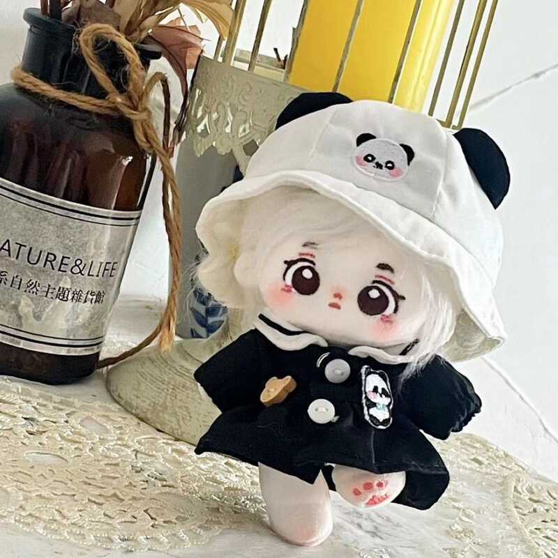 ตุ๊กตาตุ๊กตาผ้าฝ้าย 1 0 ซม. เสื้อผ้าอนุบาลแพนด้าสูทการ์ตูนน่ารักสไตล์น่ารัก l ab u Wear