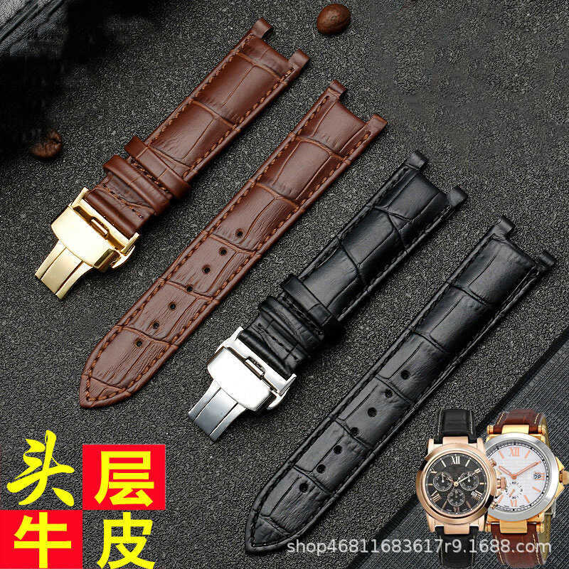 Notch สายหนังแท้เหมาะสําหรับโบราณ Chi G.ESS G.CI ผู้ชายผู้หญิงสายรัด 20/22