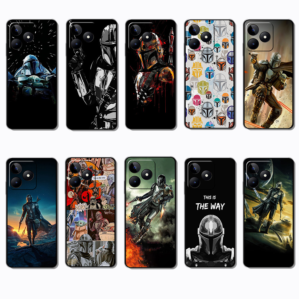 เคสโทรศัพท์สีดําแบบนุ่มสําหรับ OPPO A5i A5X A5 Pro A5m A3NFC mandalorian caseg