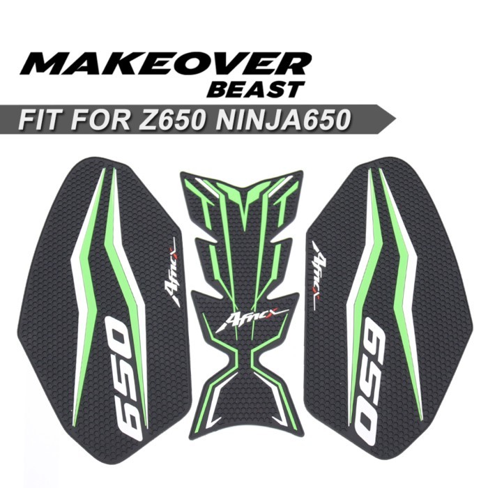 For Ninja 650 Z 650 z650 2017-2025 Tank Pad Sticker Motorcycle Fuel Tank Protection Decal NINJA650