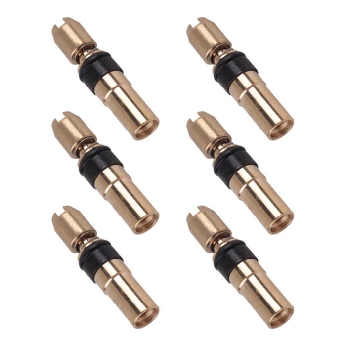Q2-6Pcs Three-Stage Piston Head High-Pressure Copper Head For 6Mm 30Mpa High-Pressure Pump Piston P