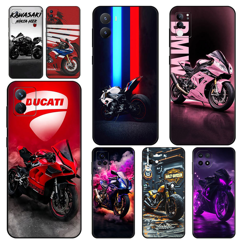 Cool รถจักรยานยนต์กีฬารถ ^ R1 สําหรับ Vivo Y75 Y77 T Y78M Y78 Plus Y78 Y81 Y81s Y91 C Y95 Y93 Y200 Y