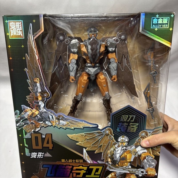 ♞,♘Deformation Flying Sword Guard Alloy Super Warrior โมเดลหุ่นยนต์สําหรับเด็ก