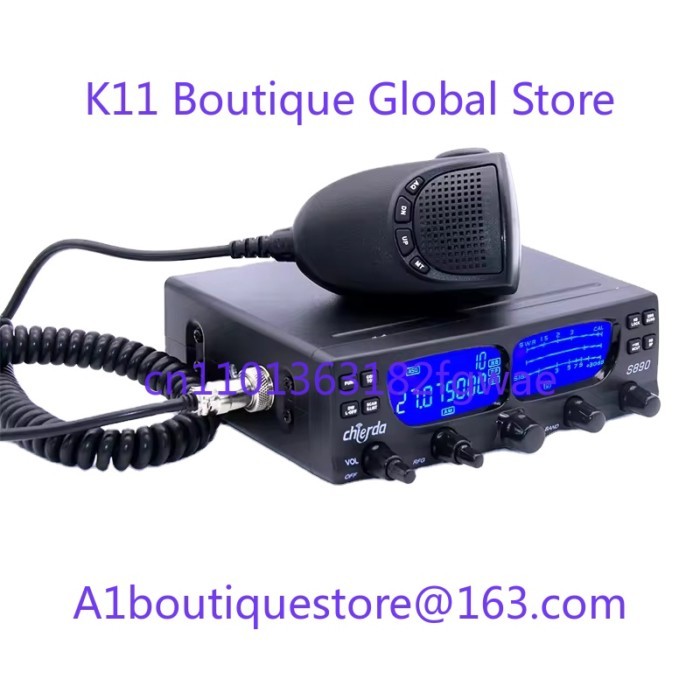 S890 CB Mobile HF Transceiver 40W 24.5~ 30.105 trillion Hz SSB AM FM Radio 50 Km Long Run USB Sweet