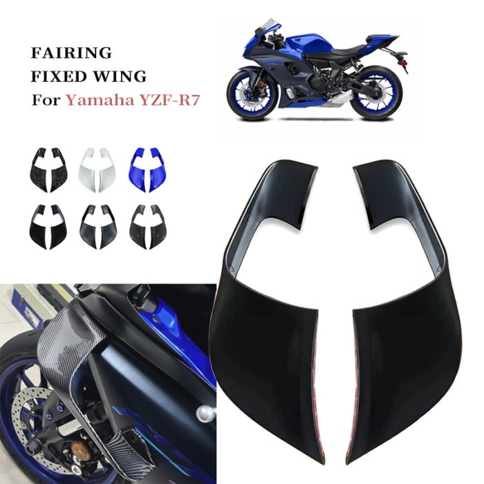 For Yamaha YZF-R7 YZF R7 2021 2022 2023 Motorcycle Fixed Wing Cover Aerodynamic Frame Wing Air Guid