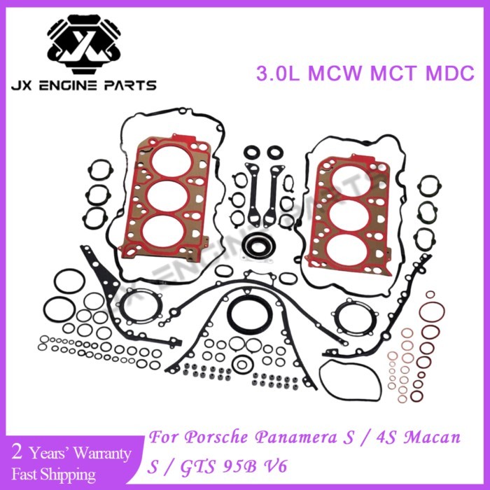 Engine Rebuild Kit Head Full Gasket Set For Porsche 3.0 Panamera S 4S 970 Macan S GTS 95B 3.0L V6 M