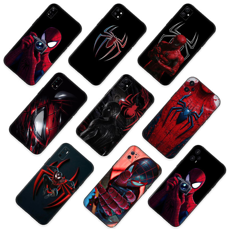ประณีต Spider-Man ^YP-3 สําหรับ Redmi Note 7 Pro 8T 9S Max 9T 10 ความเข้ากันได้เคสโทรศัพท์ TPU soft 