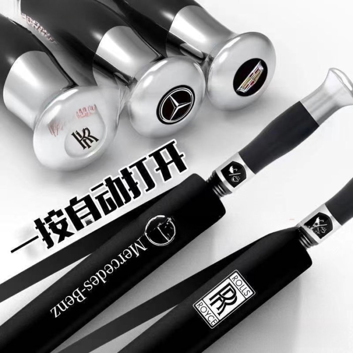 ร่ม Rolls-Royce ร่มกอล์ฟ ด้ามยาว Mercedes-Benz Audi BMW Volkswagen Toyota โลโก้รถ ร่ม ร่มพับ