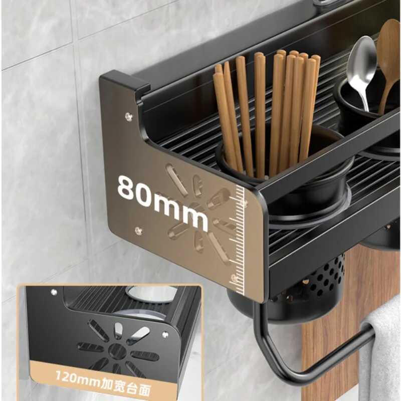 rage Knives Holder Knife Stand Spice Rack Organizer Knives Holder Spoon And Chopsticks Rest Hanging