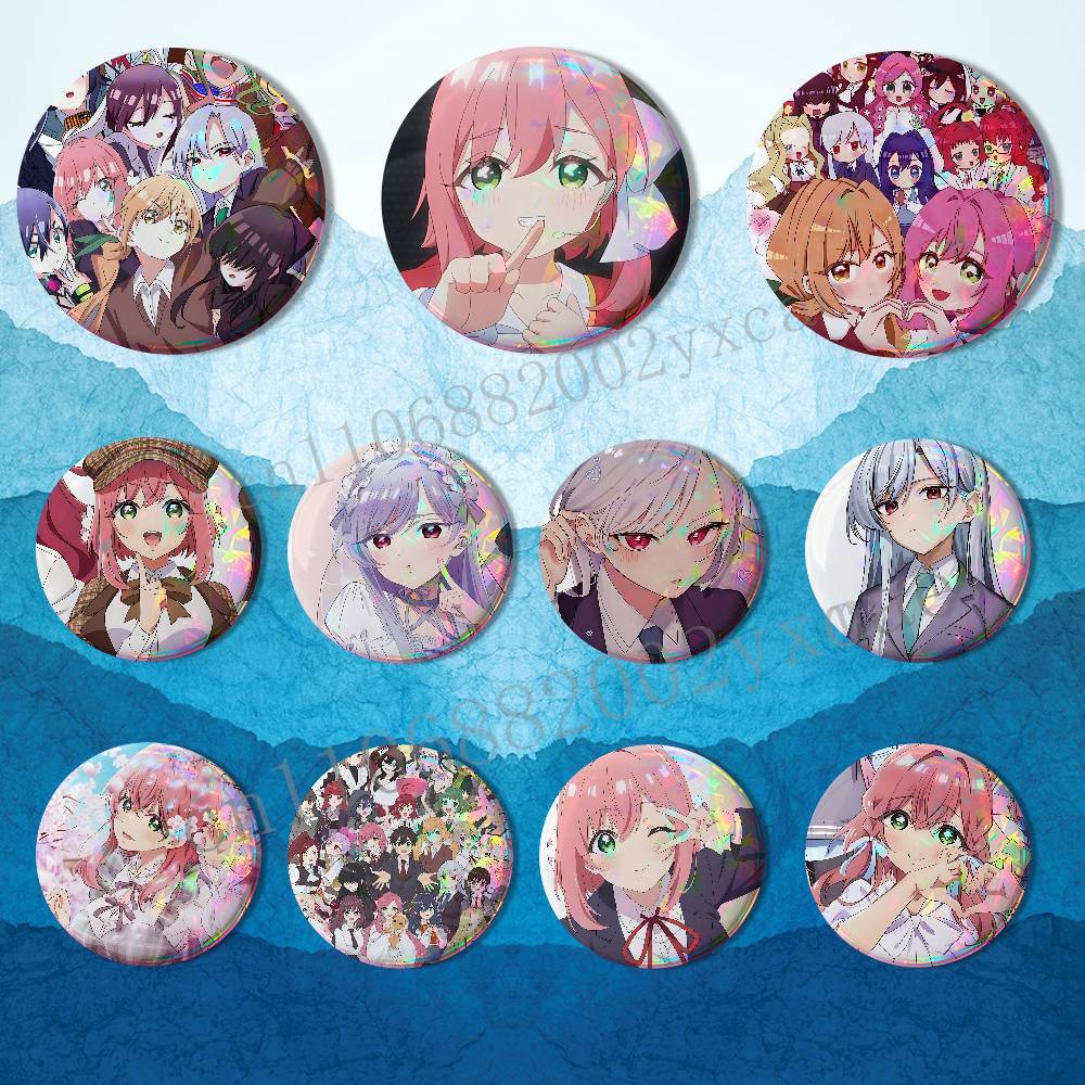 Hakari Hanazono 100 แฟน Who รอบจริงประณีต Badge เข็มกลัด Creative Pins สําหรับเสื้อผ้าหมวกกระเป๋าเป้