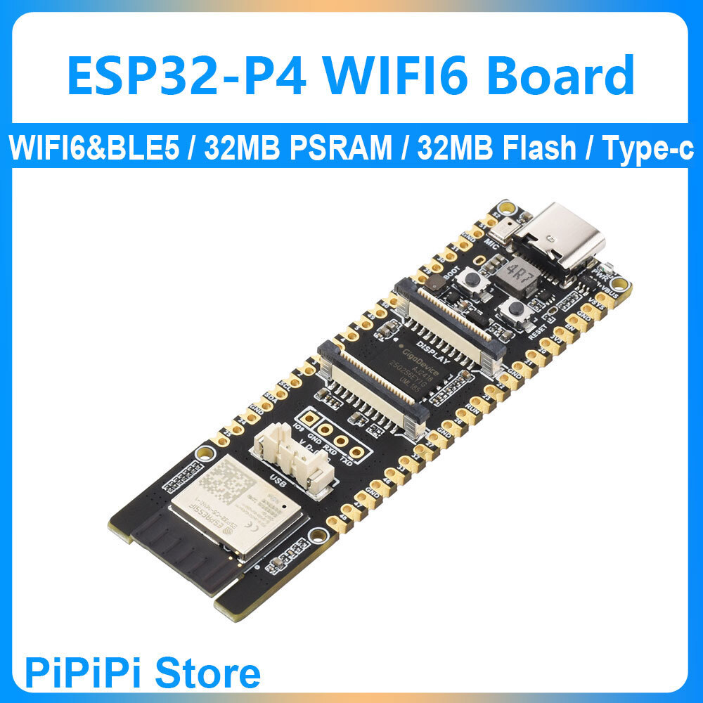ESP32-P4 บอร์ดพัฒนา c6 pico WIFI6 RISC-V MCU 32MB PSRAM 32MB Flash Display /กล้อง CSI /ลําโพงเสียง M