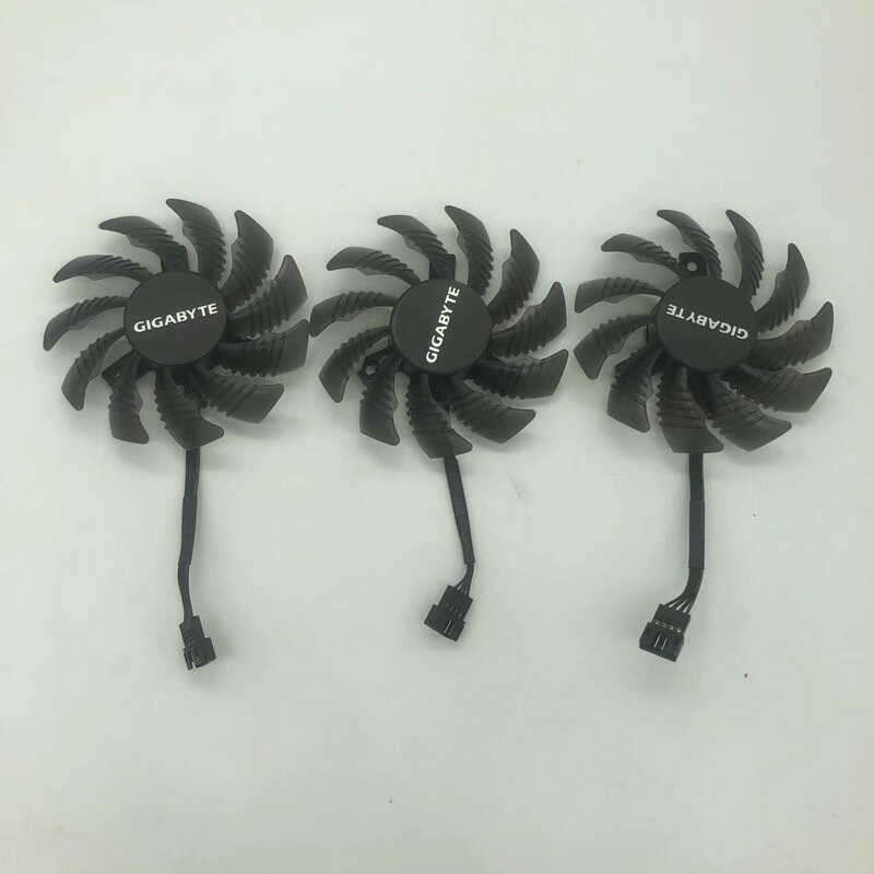 ยี่ห้อใหม่ Gigabyte GTX1070ti G1 Gaming 8G P104-100 4G พัดลมการ์ดกราฟิกพัดลมสามพัดลม