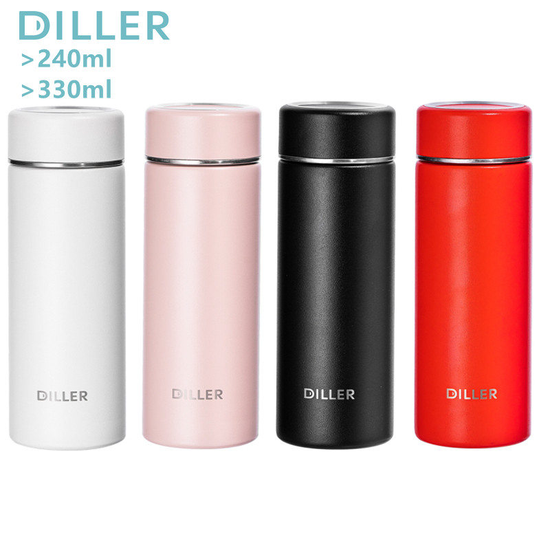 Diller Thermos Bottle กระติกน้ําสูญญากาศสแตนเลส (240ml/330ml) MLH9097