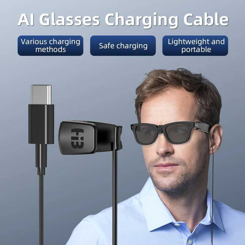 HIBLOKS Meta Wayfarer/Skyler/Headliner GEN1 &GEN2 แว่นตาสายชาร์จสําหรับ RW4006 RW4008 RW4012 แบบพกพา