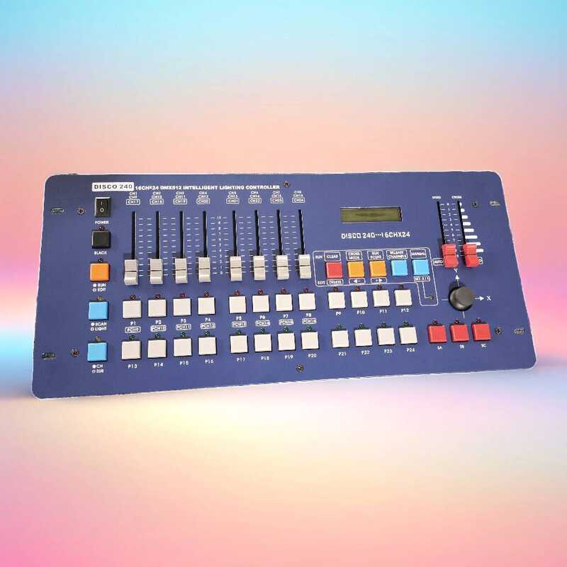 ไฟเวที 240 คอนโซล DX512 Controller led Par Light Bar Moving Head Light 240 Dimming ตารางงานแต่งงาน