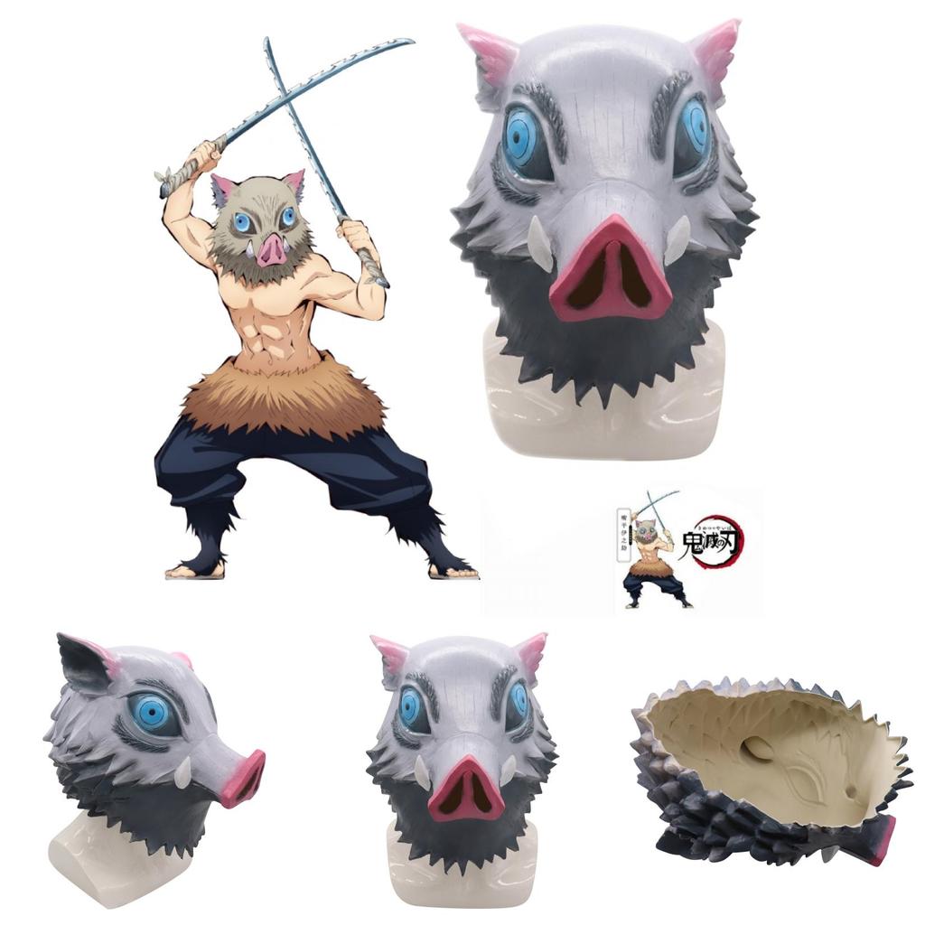 หน้ากาก.Cosplay.Demon.Slayer.Kimetsu.No.Yaiba.Hashirama.Inosuke.สำหรับทั้งชายและหญิง