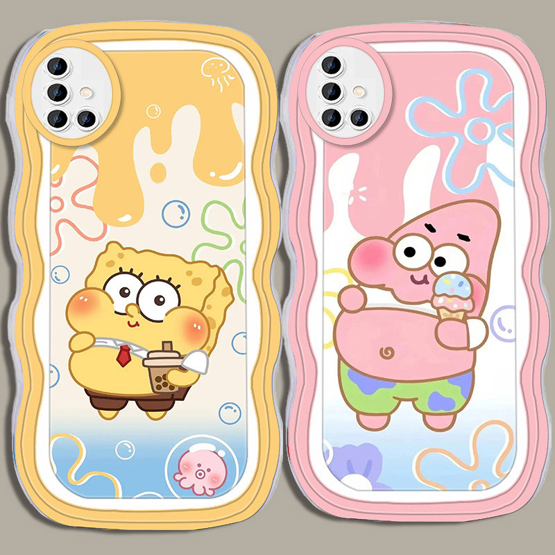 A-6 SpongeBob เคส TPU สําหรับ Samsung A71 A31 M21 M30 A51 M30S 2020 เคสใส